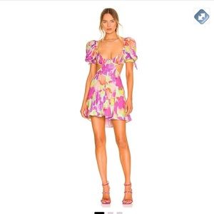 For Love & Lemons Mya Cutout Mini Dress